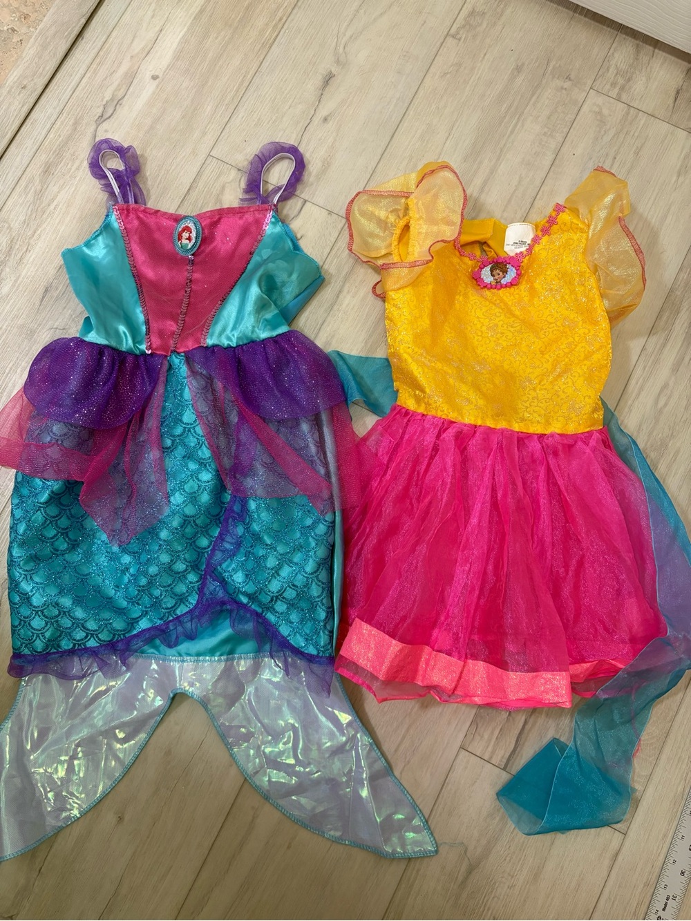 Disney Little Mermaid  and Fancy Nancy Princess Costume Set